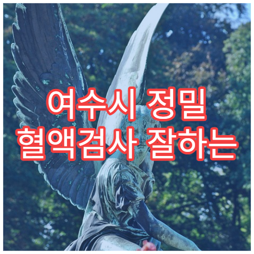 여수시 정밀 혈액검사 잘하는 병원 추천
