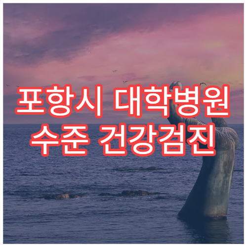 포항시 대학병원 수준 건강검진 정밀 검사 프로그램 운영 병원