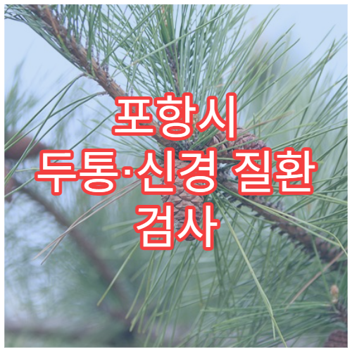 포항시 두통·신경 질환 검사 가능한 신경과 전문 정밀 진료 병원