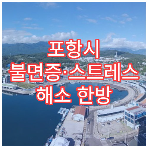 포항시 불면증·스트레스 해소 한방 전문 심신 회복 한의원