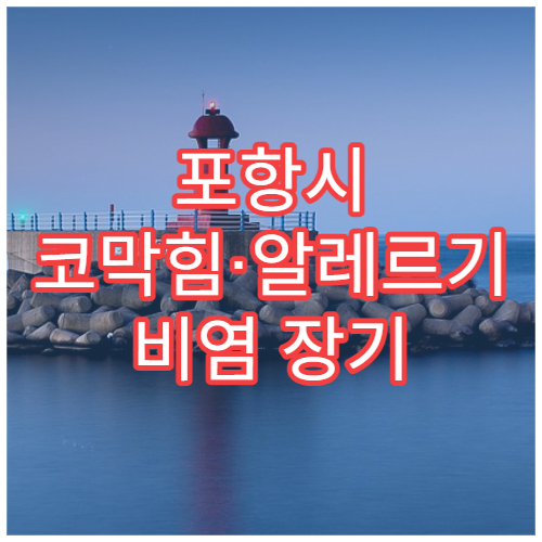 포항시 코막힘·알레르기 비염 장기 관리 이비인후과 병원