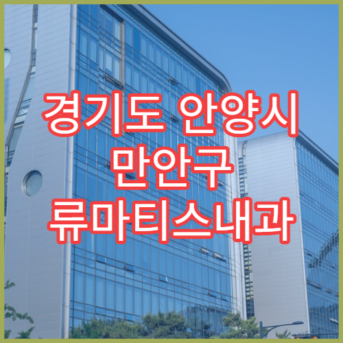 경기도 안양시 만안구 류마티스내과 일요일 운영 병원 위치 안내
