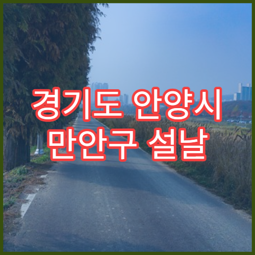 경기도 안양시 만안구 설날 명절 이비인후과 연휴 진료 병원 코막힘·인후통 상담 가능