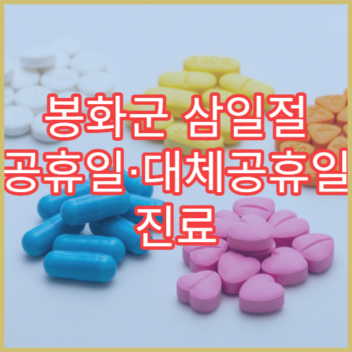 봉화군 삼일절 공휴일·대체공휴일 진료 병원 응급진료·내과 안내