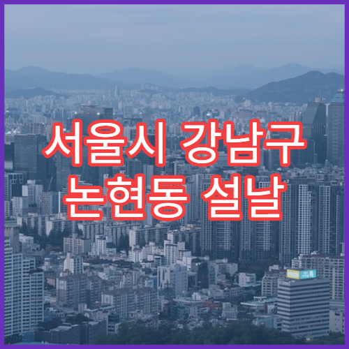 서울시 강남구 논현동 설날 명절 안과 연휴 진료 병원 결막염·시력저하 상담 가능