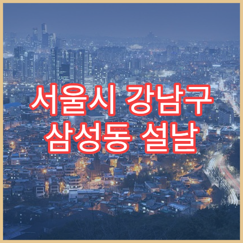 서울시 강남구 삼성동 설날 명절 류마티스내과 연휴 진료 병원 관절염·만성 통증 상담 가능