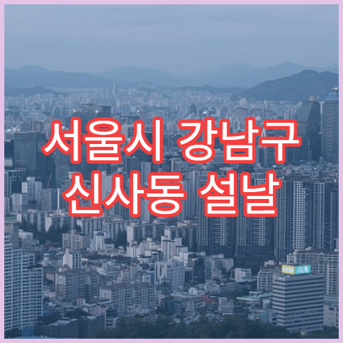 서울시 강남구 신사동 설날 명절 치과 연휴 진료 병원 충치·치통 응급 치료 가능