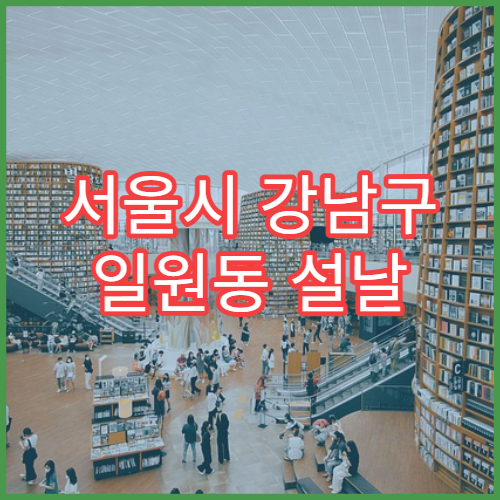 서울시 강남구 일원동 설날 명절 이비인후과 연휴 진료 병원 코감기·인후통 상담 가능