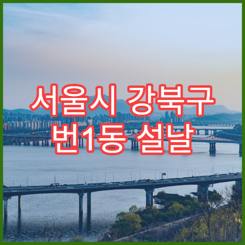서울시 강북구 번1동 설날 명절 약국 연휴 영업 진통제·소화제 상담 가능