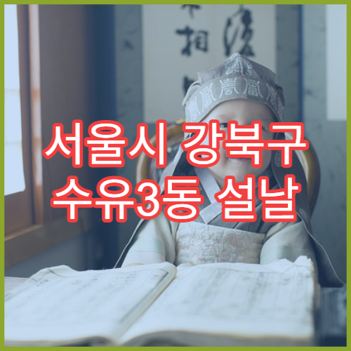 서울시 강북구 수유3동 설날 명절 약국 연휴 영업 두통약·숙취해소제 구입 가능