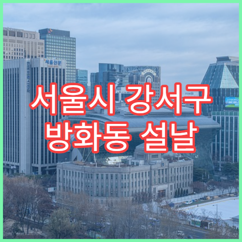서울시 강서구 방화동 설날 명절 내과 연휴 병원 폐렴·기침·발열 진료
