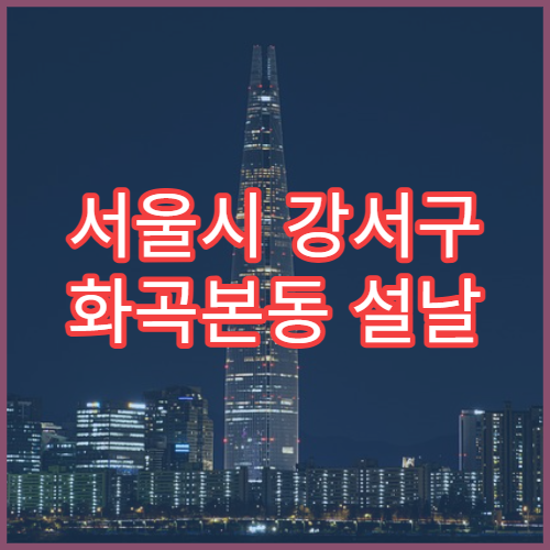 서울시 강서구 화곡본동 설날 명절 산부인과 연휴 진료 병원 유방통·자궁경부염