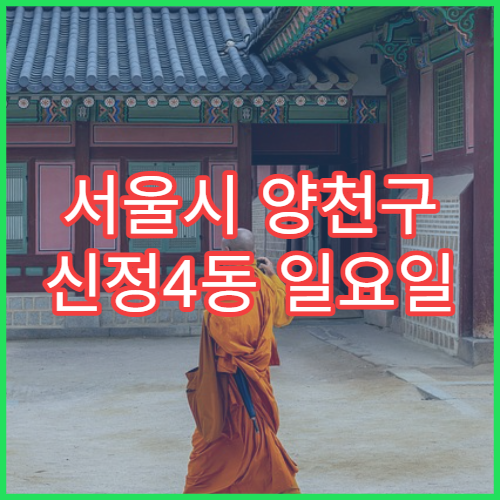 서울시 양천구 신정4동 일요일 문 여는 약국 다래끼 안약·연고 판매