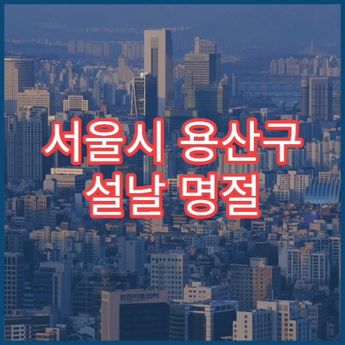 서울시 용산구 설날 명절 피부과 연휴 진료 여드름·피부염 치료 가능