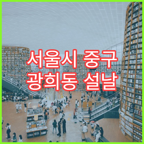 서울시 중구 광희동 설날 명절 약국 연휴 영업 진통제·감기약 구매 가능