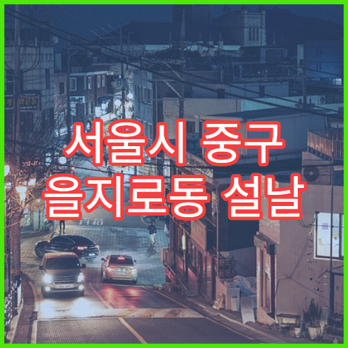 서울시 중구 을지로동 설날 명절 약국 연휴 영업 감기약·해열제 구입 가능