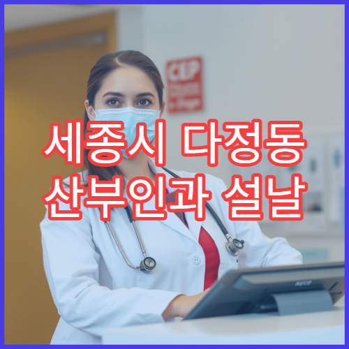 세종시 다정동 산부인과 설날 연휴 진료 병원 응급 안내