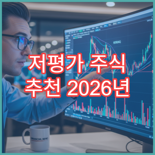 저평가 주식 추천 2026년 상반기 유망 종목은?