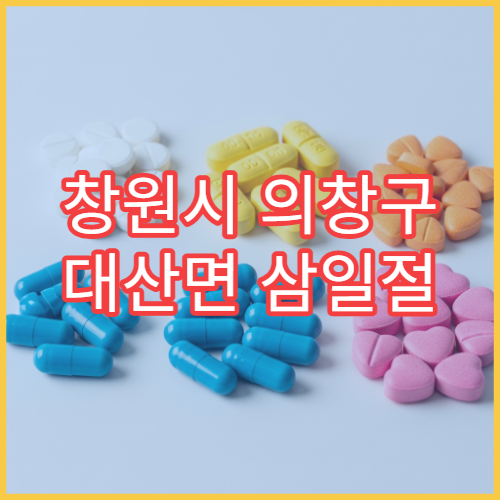창원시 의창구 대산면 삼일절 대체공휴일 영업 약국