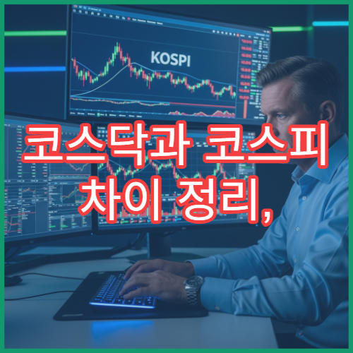 코스닥과 코스피 차이 정리, 초보 투자자를 위한 비교 가이드
