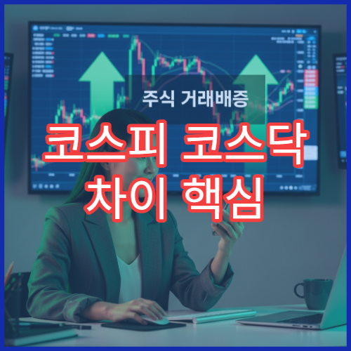 코스피 코스닥 차이 핵심 요약, 어디에 투자해야 할까?