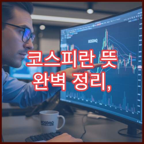 코스피란 뜻 완벽 정리, 코스피지수 변화의 의미는?