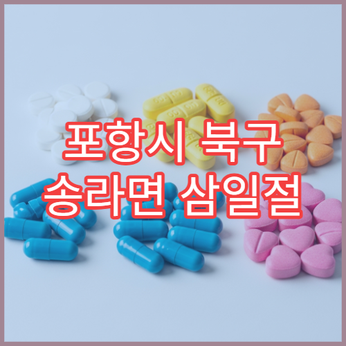 포항시 북구 송라면 삼일절 공휴일·대체공휴일 휴일 운영 약국 안내