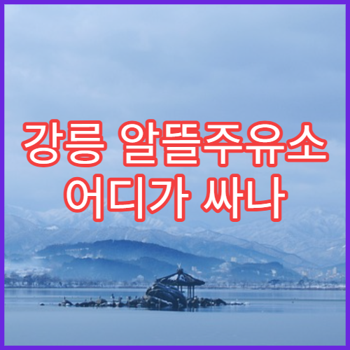 강릉 알뜰주유소 어디가 싸나 오피넷 최저가 확인