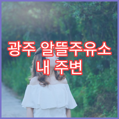 광주 알뜰주유소 내 주변 위치 찾기 오피넷 앱으로 최저가 주유소 확인