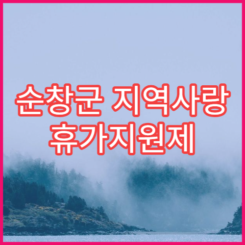 순창군 지역사랑 휴가지원제 신청방법｜상품권 사용처